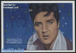Antigua & Barbuda 1995 Elvis Presley S/s, Mint NH, Performance Art - Elvis Presley - Music - Popular Music - Elvis Presley