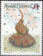 1986, Austria,  Walter Schmögner, Art, Painters, Paintings, MNH(**), Mi: 1865 - Unused Stamps