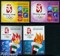 United Arab Emirates 2008 Beijing Olympics 4v, Mint NH, Sport - Olympic Games - Otros & Sin Clasificación