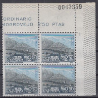 ⁕ SPAIN / ESPANA 1965 ⁕ Mogrovejo - Santander Mi.1589 ⁕ MNH Block Of 4 - Ungebraucht