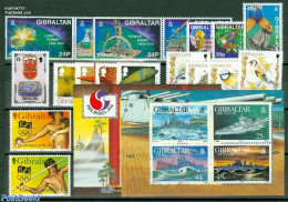 Gibraltar 1994 Yearset 1994, Complete, 18v + 2s/s, Mint NH, Various - Yearsets (by Country) - Ohne Zuordnung