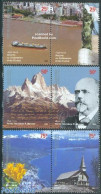 Argentina 2002 Celebrations 3x2v [:], Mint NH, Nature - Religion - Transport - Flowers & Plants - Churches, Temples, M.. - Unused Stamps