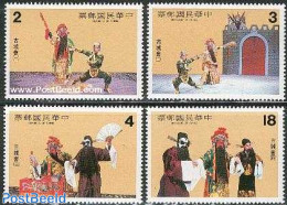 Taiwan 1982 Chinese Opera 4v, Mint NH, Performance Art - Theatre - Theatre