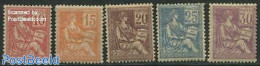 France 1900 Definitives 5v, Mint NH - Ongebruikt