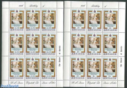 Antigua & Barbuda 1980 Queen Mother 2 M/s, Mint NH, History - Kings & Queens (Royalty) - Familles Royales