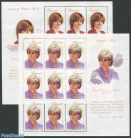 Tanzania 1998 Death Of Diana 2 M/s, Mint NH, History - Charles & Diana - Kings & Queens (Royalty) - Familias Reales