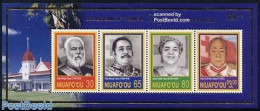 Niuafo'ou 2004 Royal Succession 4v M/s, Mint NH, History - Various - Kings & Queens (Royalty) - Joint Issues - Familles Royales