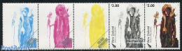 New Zealand 2004 Wearable Art Colour Separation 5v [::::], Mint NH, Fashion - Ongebruikt