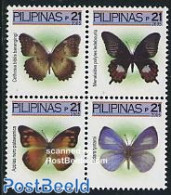 Philippines 2005 Butterflies 4v [+] (4xp21), Mint NH, Nature - Butterflies - Filippine