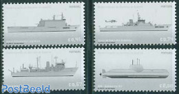 Portugal 2005 Navy 4v, Mint NH, Transport - Helicopters - Ships And Boats - Nuevos