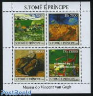 Sao Tome/Principe 2004 Van Gogh Museum 4v M/s, Mint NH, Art - Modern Art (1850-present) - Paintings - Vincent Van Gogh - Sao Tome Et Principe