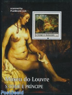 Sao Tome/Principe 2004 Paintings From Louvre Museum S/s, Mint NH, Art - Museums - Paintings - Musei