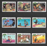 Disney Set Turks & Caicos Islands 1981 Christmas - Ungle Remus MNH - Disney