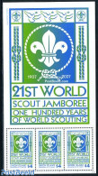 Saint Vincent & The Grenadines 2007 Union Island, 100 Years Scouting M/s (3 Stam, Mint NH, Sport - Scouting - St.Vincent & Grenadines