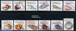 Dominica 2006 Definitives, Shells 12v, Mint NH, Nature - Shells & Crustaceans - Vie Marine