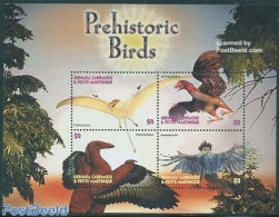 Grenada Grenadines 2005 Prehistoric Birds 4v M/s, Mint NH, Nature - Prehistoric Animals - Prehistorisch