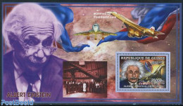 Guinea, Republic 2006 Albert Einstein S/s, Mint NH, Science - Transport - Physicians - Concorde - Física