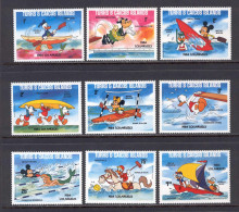 Disney Set Turks & Caicos Islands 1984 Olympic Games Los Angeles MNH - Disney