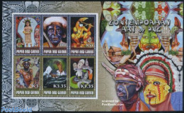 Papua New Guinea 2007 Art Of PNG 6v M/s, Mint NH, Various - Folklore - Papoea-Nieuw-Guinea