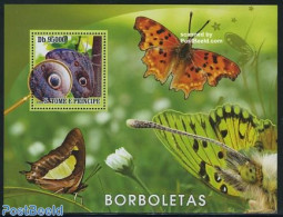 Sao Tome/Principe 2008 Butterflies S/s, Mint NH, Nature - Butterflies - Sao Tome And Principe