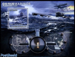 Sao Tome/Principe 2008 Submarines S/s, Mint NH, Transport - Ships And Boats - Barche