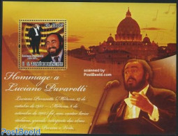 Sao Tome/Principe 2007 Luciano Pavarotti S/s, Mint NH, Performance Art - Music - Theatre - Musik