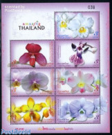 Thailand 2009 Orchids 7v M/s, Mint NH, Nature - Flowers & Plants - Orchids - Thailand