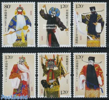 China People’s Republic 2008 Theatre 6v, Mint NH, Performance Art - Theatre - Unused Stamps