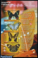 Dominica 2009 Butterflies 4v M/s, Mint NH, Nature - Butterflies - Dominikanische Rep.