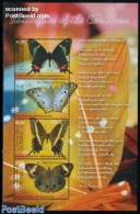 Dominica 2009 Butterflies 4v M/s, Mint NH, Nature - Butterflies - Repubblica Domenicana