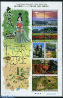 Japan 2009 Travel Scenes No. 6 10v M/s, Mint NH, Various - Tourism - Unused Stamps