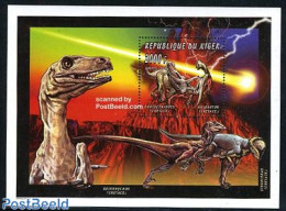 Niger 1996 Preh. Animals S/s, Mint NH, Nature - Prehistoric Animals - Vor- U. Frühgeschichte