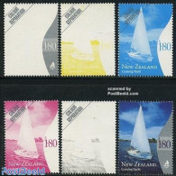 New Zealand 1999 Sailing Colour Separation 5v+final Stamp, Mint NH, Sport - Transport - Sailing - Ships And Boats - Ungebraucht