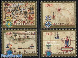 Portugal 1997 Maps 4v, Mint NH, Various - Maps - Unused Stamps