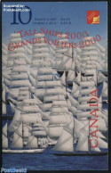 Canada 2000 Tall Ships Booklet S-a, Mint NH, Transport - Stamp Booklets - Ships And Boats - Ungebraucht