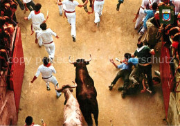 73589206 Pamplona Navarra Fiestas De San Fermín El Encierro Pamplona Navarra - Sonstige & Ohne Zuordnung