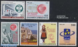 Greece 1998 Mixed Issue 6v, Mint NH, Health - History - Religion - Various - Health - Europa Hang-on Issues - Cloister.. - Ungebraucht