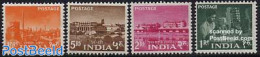 India 1959 Definitives, New WM 4v, Unused (hinged) - Nuevos
