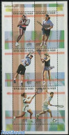 Niger 1999 Tennis Sport 6v M/s, Mint NH, Sport - Sport (other And Mixed) - Tennis - Tennis