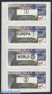 Belgium 2012 Titanic Automat Stamps 4v S-a, Mint NH, Transport - Automat Stamps - Ships And Boats - Nuevos