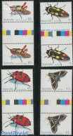 Australia 1991 Insects 4v, Gutter Pairs, Mint NH, Nature - Insects - Nuevos