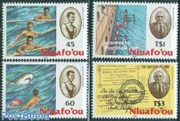 Niuafo'ou 1996 Tin Can Post 4v, Mint NH, Transport - Post - Ships And Boats - Correo Postal