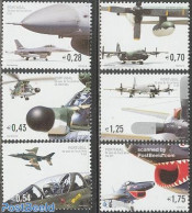 Portugal 2002 50 Years Air Force 6v, Mint NH, Transport - Helicopters - Aircraft & Aviation - Ongebruikt