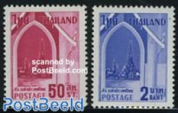 Thailand 1960 Anti Lepra Campaign 2v, Mint NH, Health - Health - Thaïlande