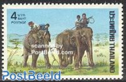 Thailand 1974 Elephants 1v, Mint NH, Nature - Elephants - Thaïlande