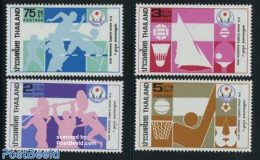 Thailand 1978 Asian Games 4v, Mint NH, Sport - Sport (other And Mixed) - Weightlifting - Gewichtheben