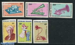 Togo 1978 Thomas Edison 6v Imperforated, Mint NH - Togo (1960-...)