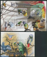 Central Africa 2011 Parrots 2 S/s, Mint NH, Nature - Birds - Parrots - Central African Republic