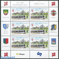 Austria 2012 Stamp Day M/s, Mint NH, Transport - Stamp Day - Railways - Trams - Nuovi