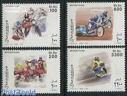 Somalia 2003 Motorcycling 4v, Mint NH, Sport - Transport - Sport (other And Mixed) - Motorcycles - Motorfietsen